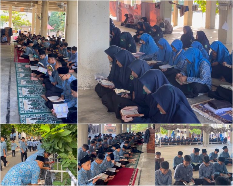 Shalat Dhuha dan Yasinan Bersama, Rutinitas Jumat Pagi MTs Darul Ulum Tanamkan Karakter Religius Siswa/i